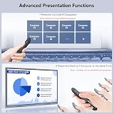 Norwii N76 Wireless Presentation Clicker 100M USB Rechargeable Hyperlink Clicker view 5