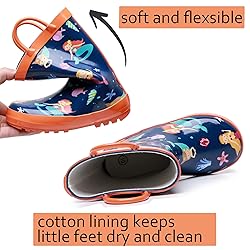 WTW Toddler and Kids Rain Boots Unisex-Child