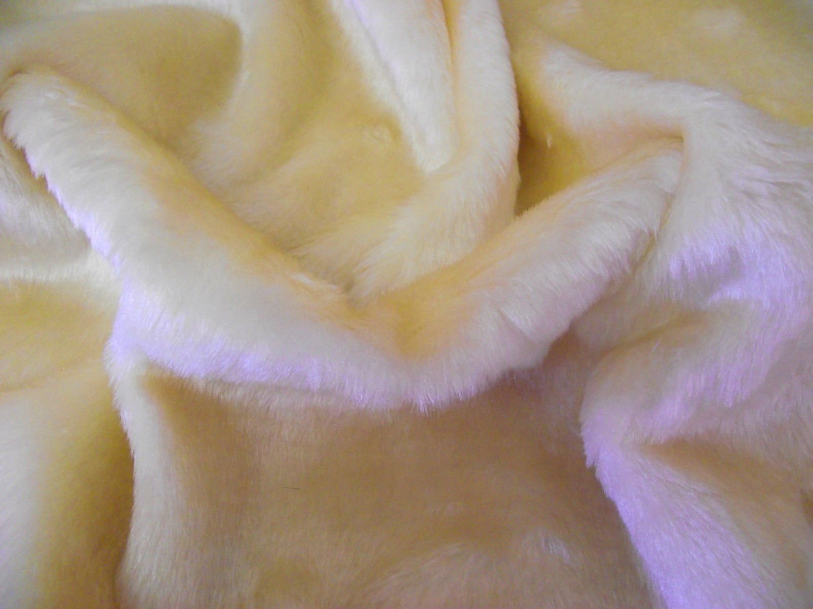 Short Plush Care Bear Faux Fur Fabric Toffee