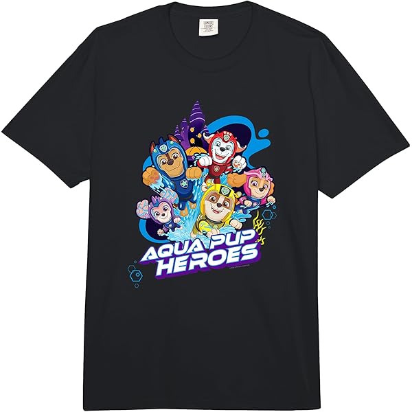 Amazon.com: PAW Patrol Aqua Pup Heroes T-Shirt : Clothing, Shoes