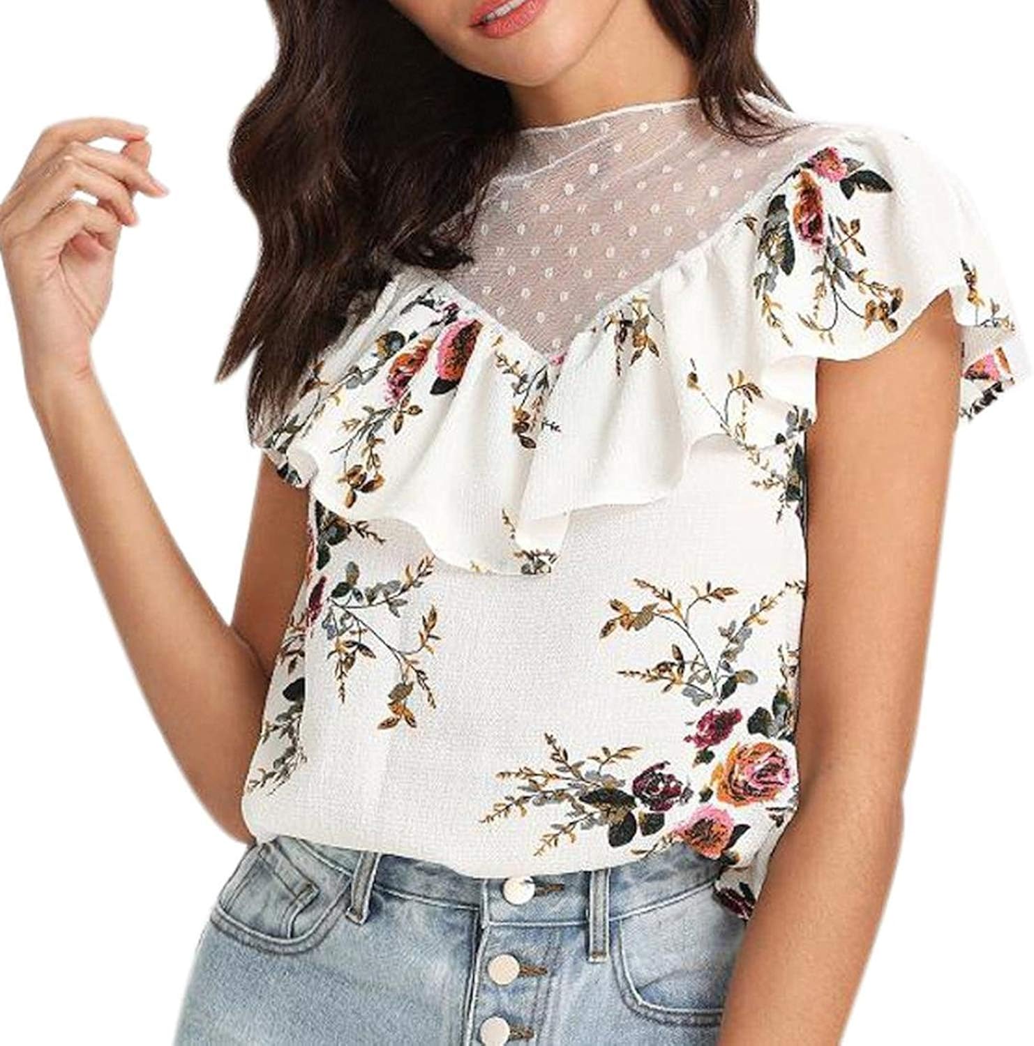 Camisas mujer verano elegantes floreadas moda