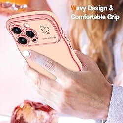 Hython for iPhone 12 Pro Max Case Cute Curly Wave