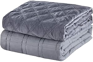 JOLLYVOGUE Weighted Blanket King Size, 88"x104" Double Stitching Weighted Blankets 25 lbs Fits King or Over Sized Bed, Heavy 