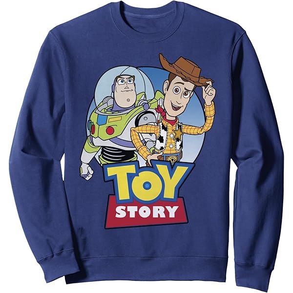 Amazon.com: Disney Pixar Toy Story Group Shot Cool Crew Distressed