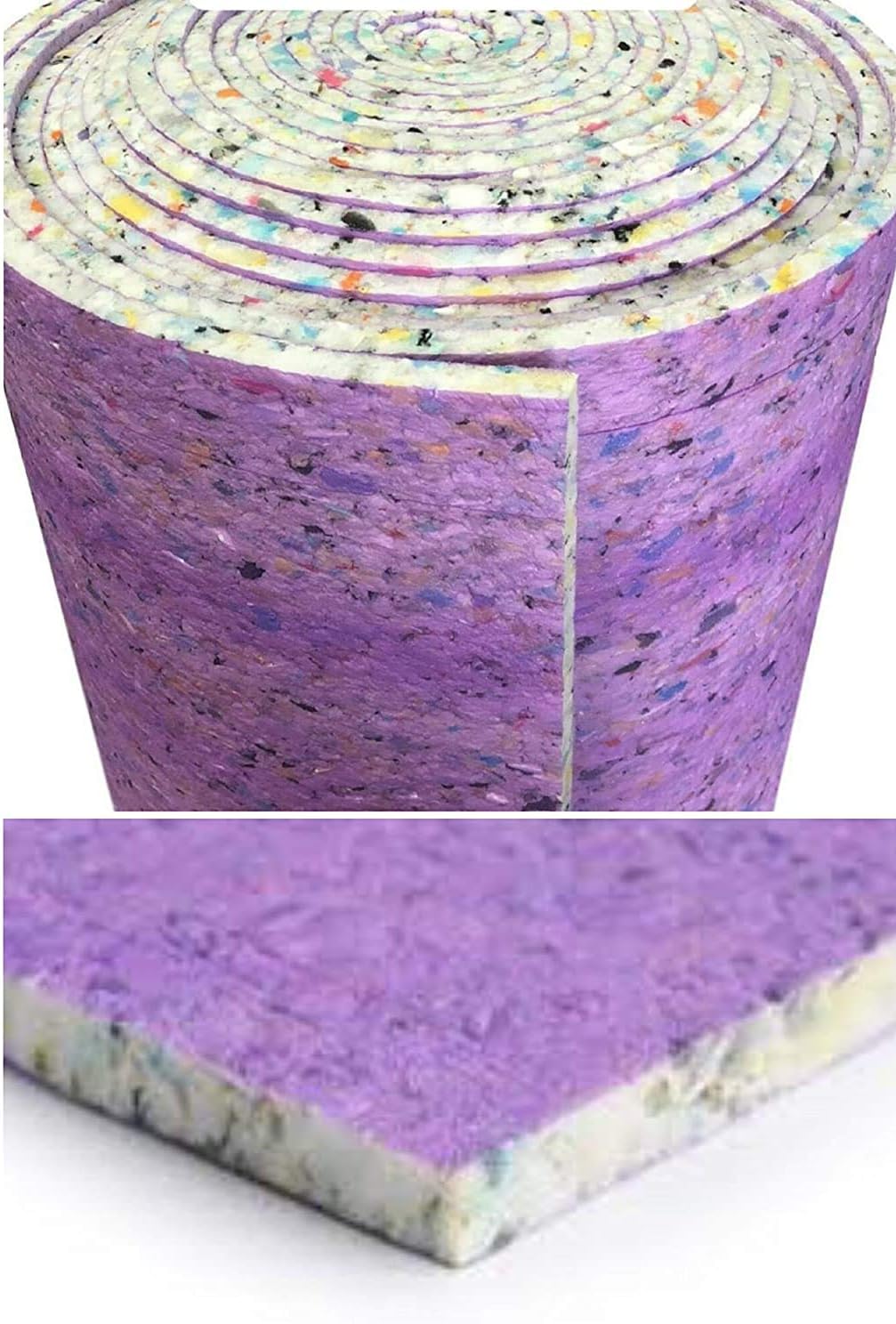 Kosikush Super 8,10, 12mm Thick cushion Carpet Underlay Made In The UK By Interfloor, Conforms To BS5808:1991. (8mm Thickness, 2m Covers 2.74m2)
