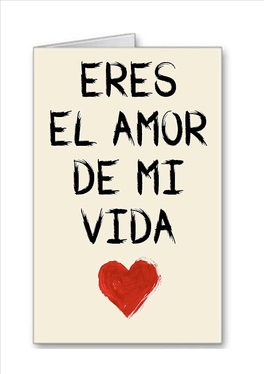 Eres El Amor De Ma Vida Tarjeta Y Sobre San Valentin Especial