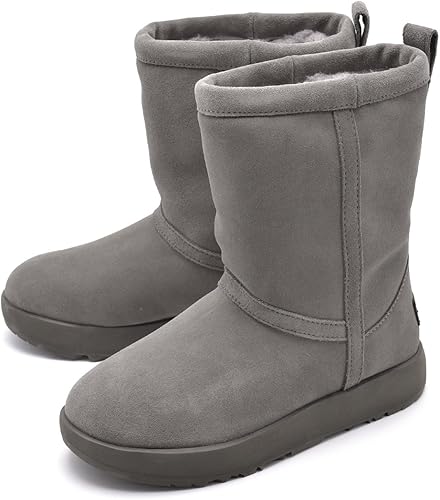 Amazon アグ クラシック ショート ウォータープルーフ レディース 防水 ムートンブーツ 01 メタル Us6 0 23cm 並行輸入品 Ugg アグ ブーツ ブーティ