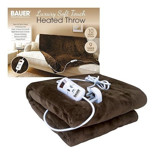 Dreamcatcher Luxury Fleece Heated Washable Electric Blanket Throw