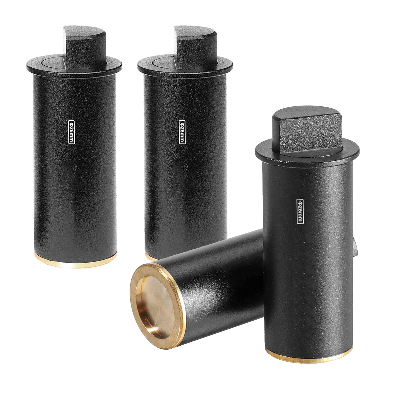 Woodworking Bench Dogs, Pop-up Table Baffle Plate Planing Stopper Aluminum Alloy Workbench Auxiliary Tool DIY Positioning Bench Fit for 26mm Dog Hole Planing Stop Bench Dogs (4)