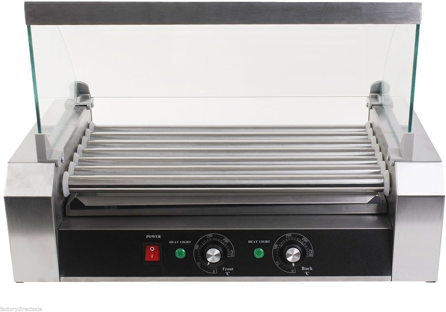 Hot Dog Roller Electric Grill Cooker Machine Warmer Perfect
