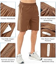 NORTHYARD Men's Athletic Running Shorts Quick Dry