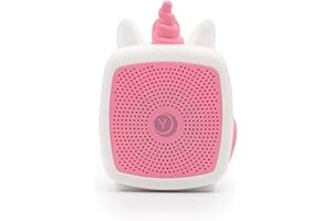 Yogasleep Pocket Baby Soother Unicorn, White Noise Machine, 6 Soothing Sounds & Timer for Better Sleep, Includes Brown Noise & Lullabies, Compact Size for Travel & Child Safe, Must Have Registry Gift