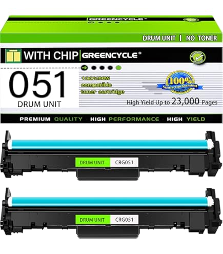 1 Pack 051 Black Drum Unit Replacement for Canon ImageCLASS