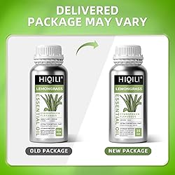HIQILI 16 Fl Oz Lemongrass Essential Oil, 100% Pure