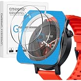 Orzero (3 Pack Tempered Glass Watch Screen Protector Compatible for CMF Watch 3 Pro, Protector De Pantalla with Auto Alignment Tool 9 Hardness HD Anti-Scratch Bubble Free