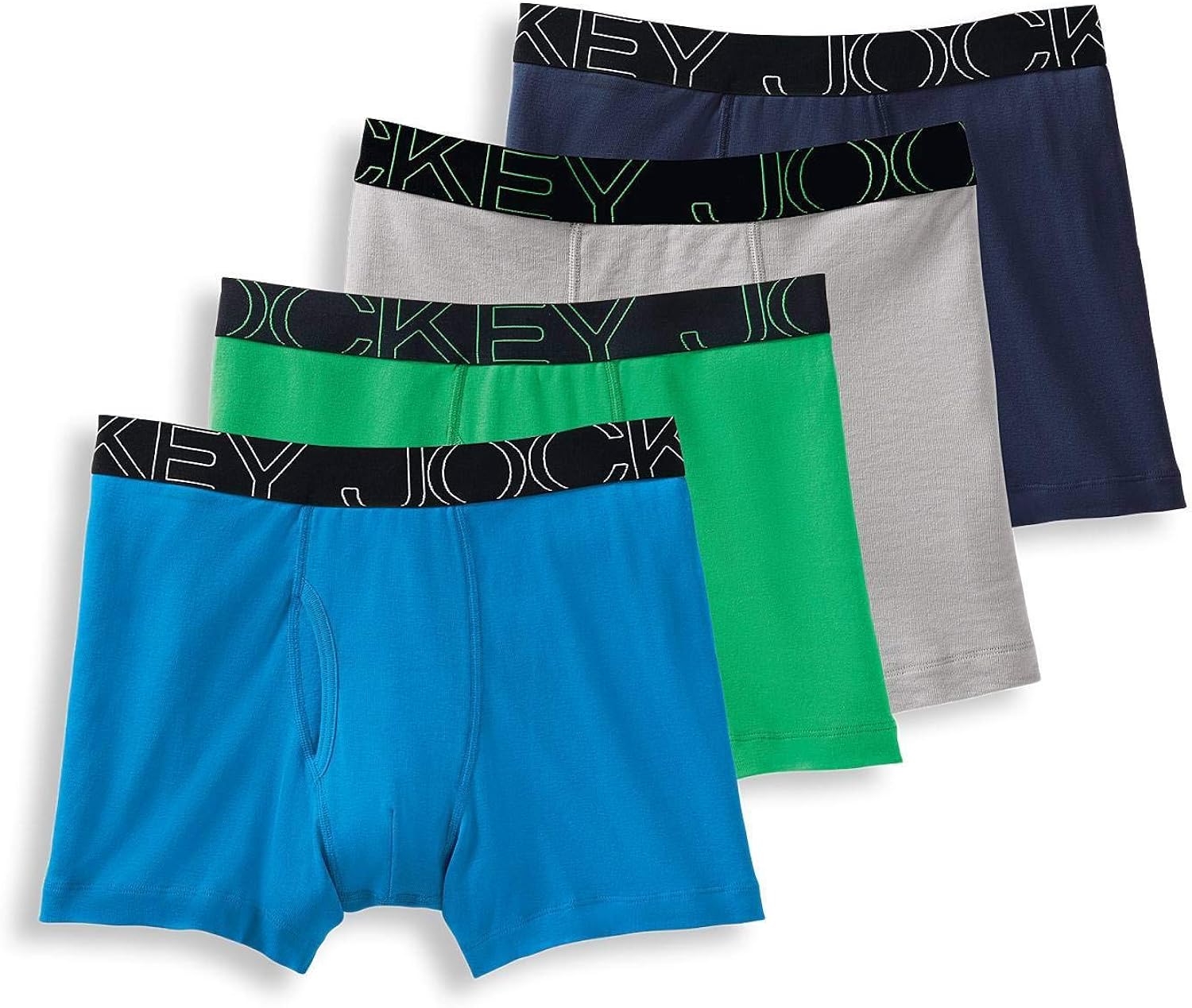Jockey Men's Underwear ActiveBlend Boxer Brief - 4 Pack at  Men’s Clothing store