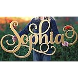 Custom Girls Name Nursery Wooden Sign, Sophia Font Personalized Nursery Decor, New Baby Gift, First Name Wood Cutout, Persona