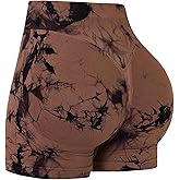 OVESPORT Seamless Workout Shorts for Women Scrunch Butt Lifting Gym Booty Biker Short Pants