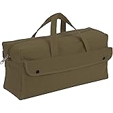 Rothco Canvas Jumbo Mechanic Tool Bag - Heavy-Duty Organization for Gear and Equipment