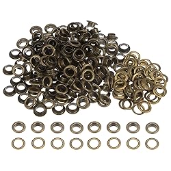 HARFINGTON 200 Set Color Round Grommets 8mm