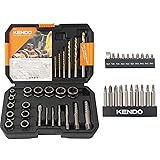 KENDO 46PC HSS Damaged Screw Extractor Set