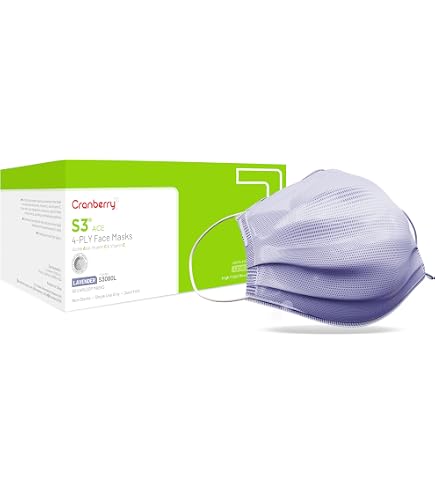 Amazon.com: S3070L Cranberry Series S3070 C2 Earloop Face Mask