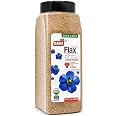 Badia Organic Ground Flax Seed, 16 oz – Fiber & Omega-3 Non-GMO Superfood | Organic ground flax seed with naturally occurring