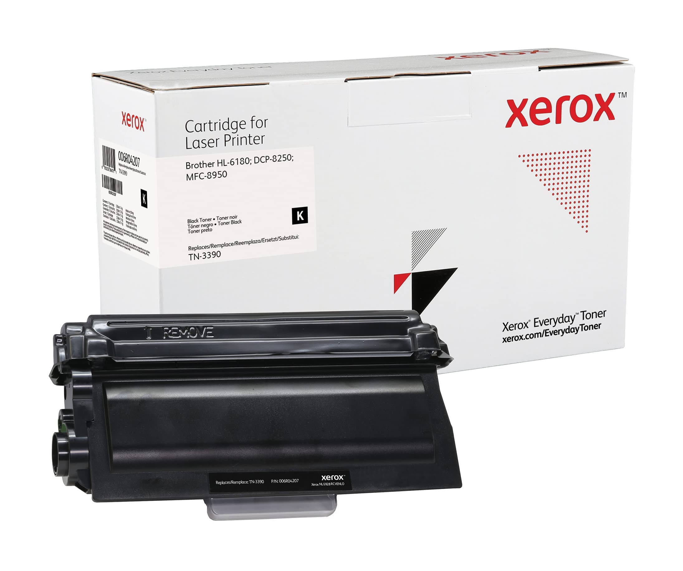 Xerox Everyday Mono Toner compatible with Brother TN3390, Standard Capacity