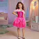 MELAND Princess Costumes for Girls 4 Set Dress Up Toys 3-8 Years view 3