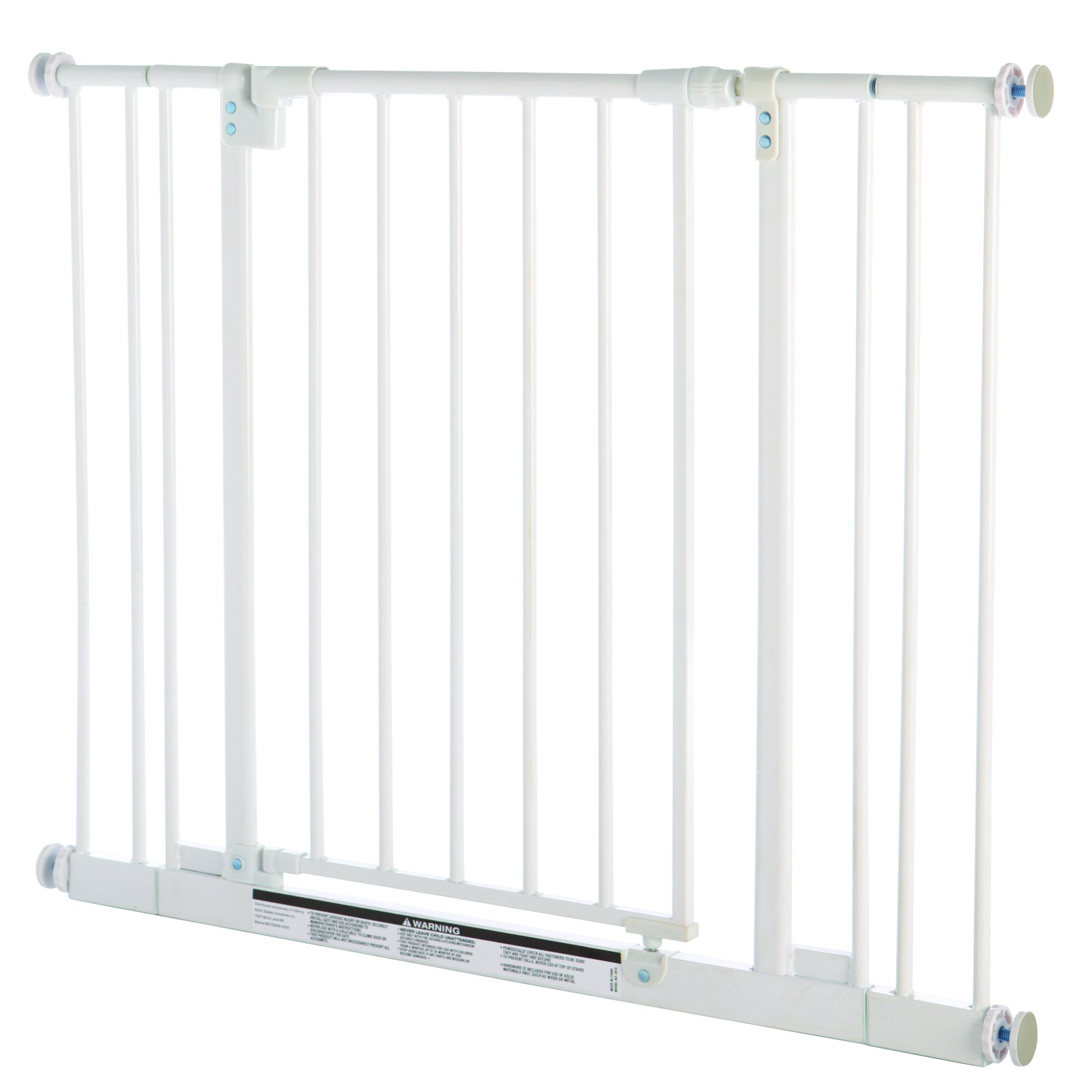 North States Supergate Easy Close Metal Gate White 21 71REqQVmk7L