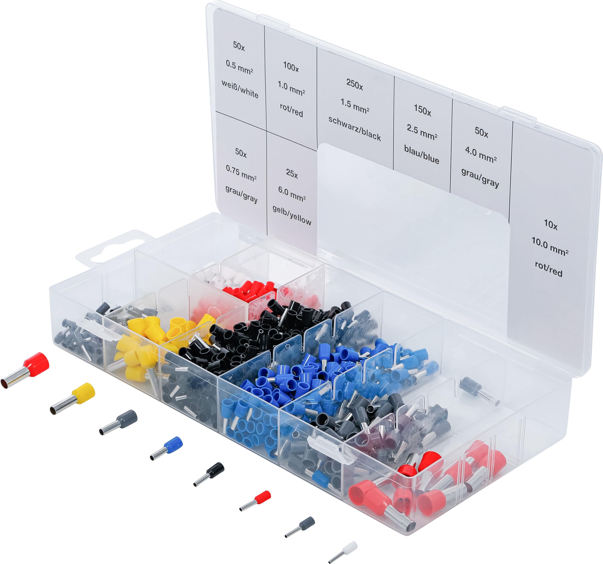 BGS 14120 | Ferrules Assortment | insulated | 685 pcs.