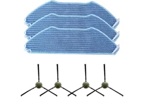 HogarTech for Lefant M1/M2/M2 Pro/M2S/M2S Pro/M2 Plus/U180 & OKP K8 Vacuum Cleaner Replacement Kit: 3 Microfiber Mop Cloths +