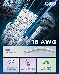 AsiaHorse 16AWG PSU Cable Extension Power