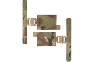 PETAC GEAR 2 PCS Tactical Cummerbund Adapters,Metal Buckle Kit Laser Cut Quick Release Set up with for FCPC FCSK V5 3AC Cummerbunds