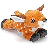 Wild Republic Fawn Plush, Stuffed Animal, Plush Toy, Gifts for Kids, Hug’Ems 7"