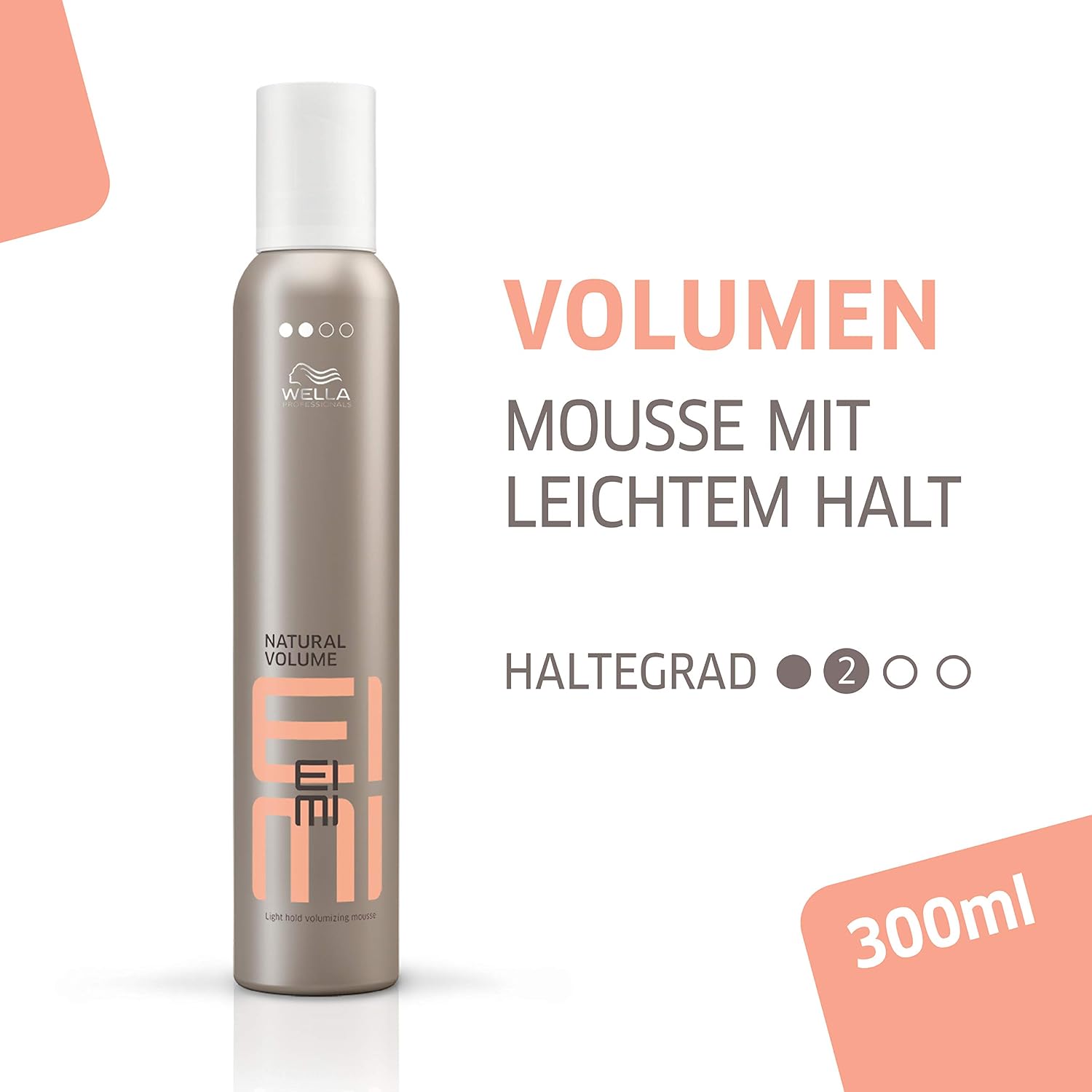 Wella Eimi Natural Volume - Professional Volume Mousse - Light and Natural Grip ,99240011074 - Image 3