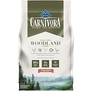 Blue Buffalo Blue Carnivora Woodland Blend Optimal Prey Nutrition Grain Free Adult Small Breed Dry Dog Food