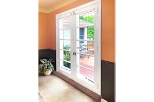 Home District Door Draft Stopper - Weighted Faux Suede Under Door Draft Blocker, Apartment Noise Blocker, Window Draft Dodger - 60" Long - Lt. Brown