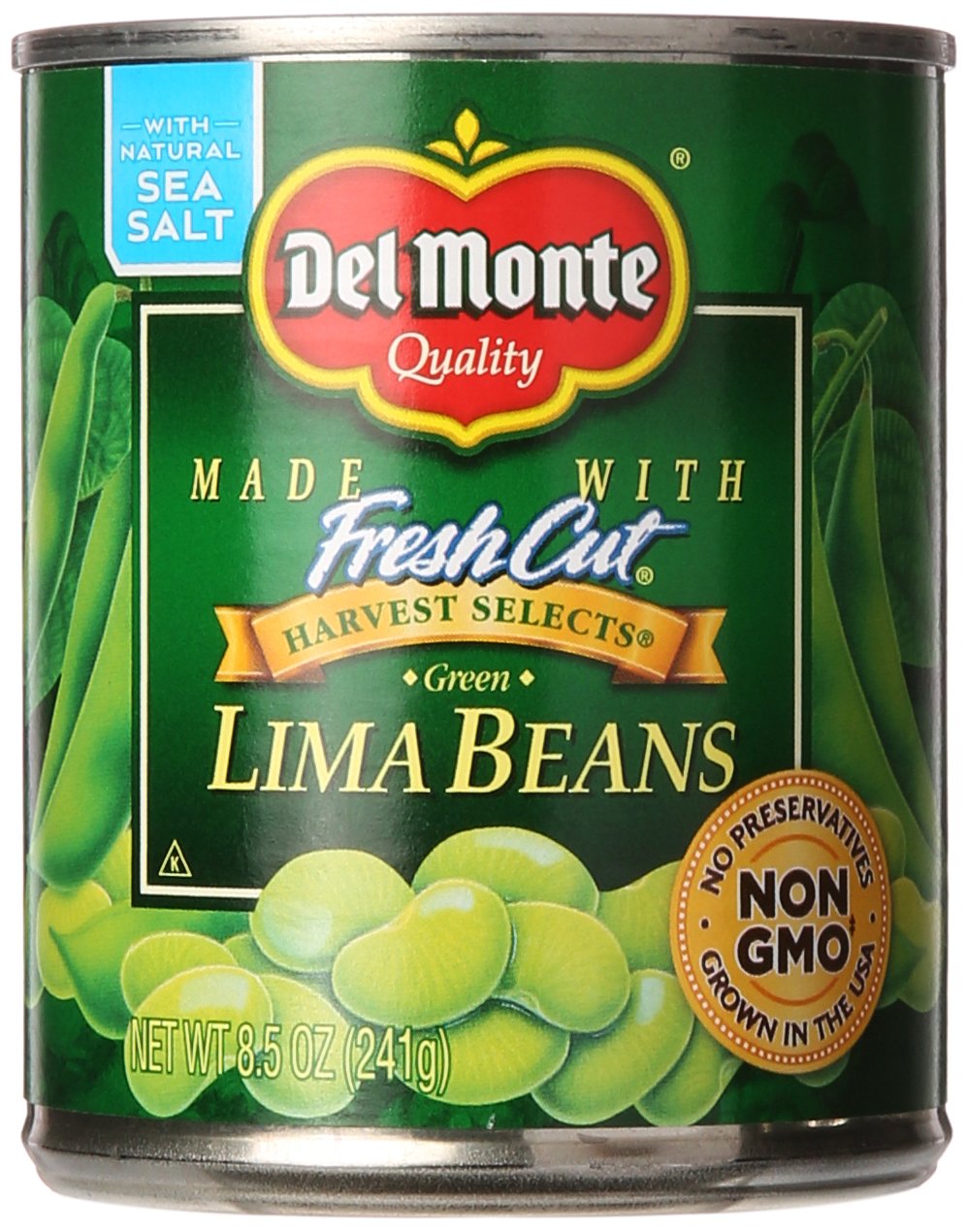 Del Monte Green Lima Beans, 8.5 oz