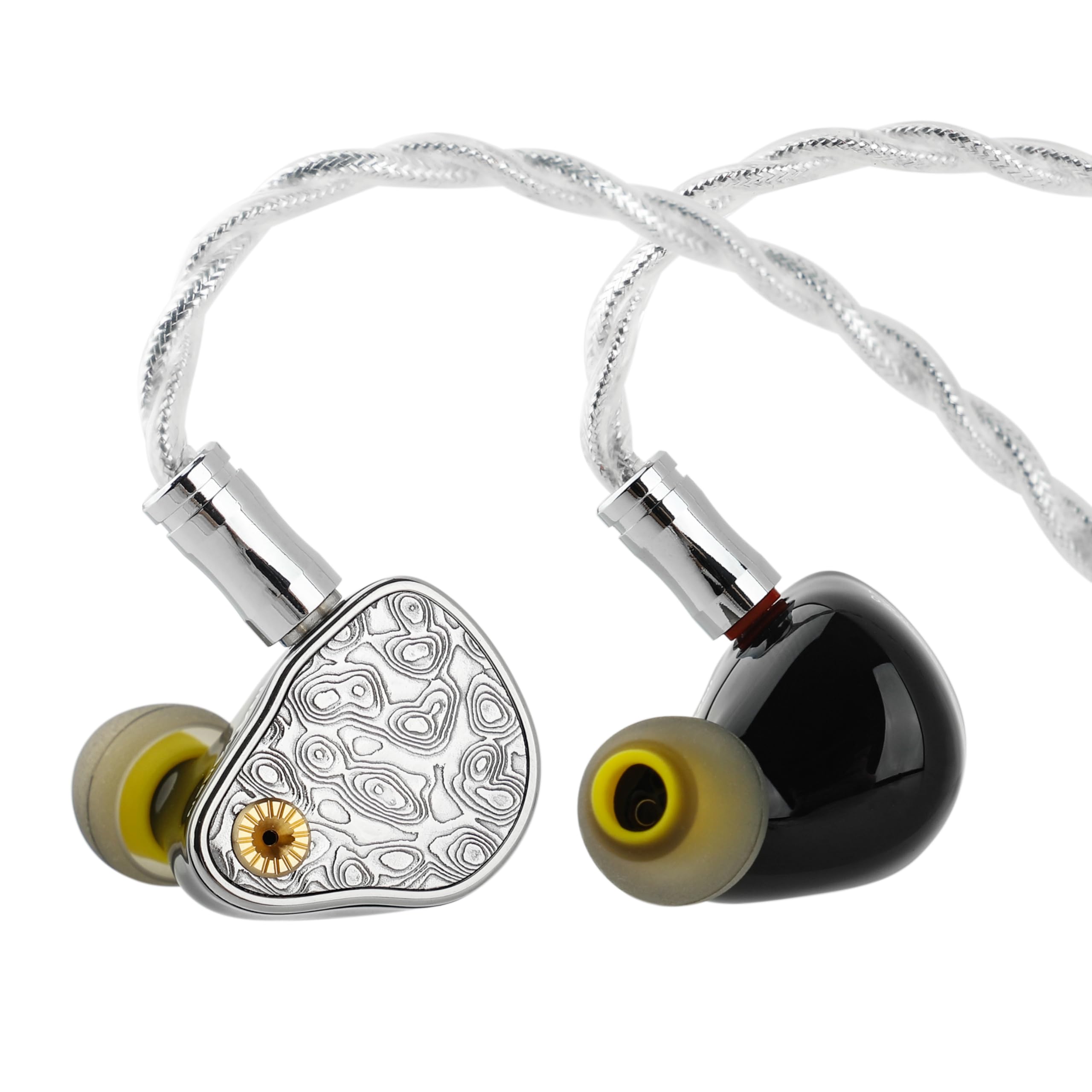 Photo 1 of Linsoul INAWAKEN Twilight-DS 4DD+8BA in-Ear Monitors, Hybrid IEMs with Titanium Alloy +Steel Build, HiFi Wired Earbuds with Detachable 2 Pin OCC+Alloy Copper Cable for HiFi Audiophiles & Musicians
