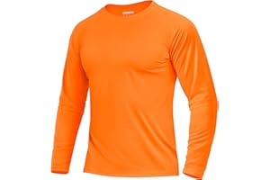 Boladeci Men's UPF 50+ Sun Protection UV SPF Shirts Long Sleeve Lightweight Quick Dry Swim T-Shirts Rash Guard