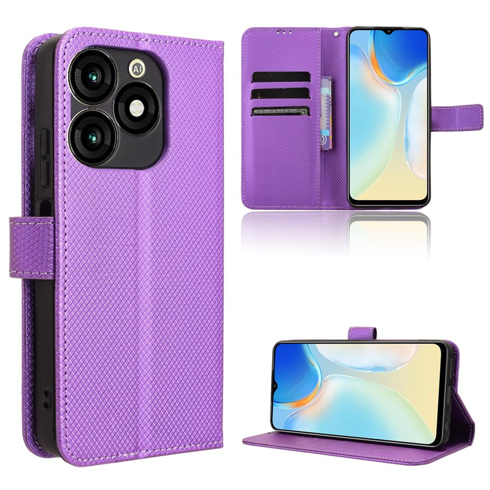 Elubugod Compatible with ITEL A70 Leather Case