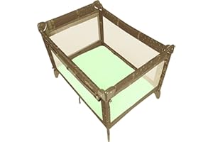 Kushies S345-MNT Play Pen Playard Fitted Sheet, Green