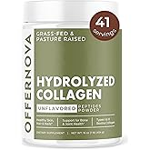 Hydrolyzed Collagen Peptides Powder - 100% Pure, Grass Fed & Unflavored for Women & Men – for Healthy Bones, Joints, Hair & Skin – Colageno Hidrolizado en Polvo Piel, Cabello y Articulaciones