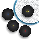 TOYANDONA 8 Pack Squash Training Balls - High Bounce Rubber Racket Sport Practice Set with Single Dot And Double Yellow Dot Excellent Performance Rubber for Beginners, Indoor Court Training
