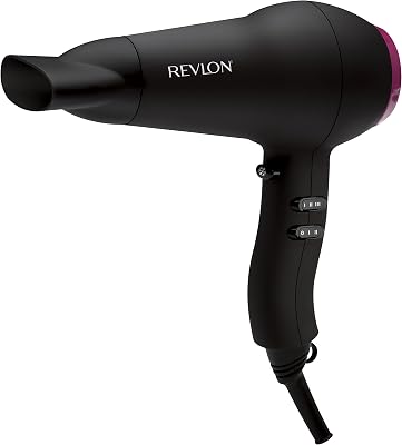 Asciugacapelli veloce e leggero RVDR5823, 2000W colore nero