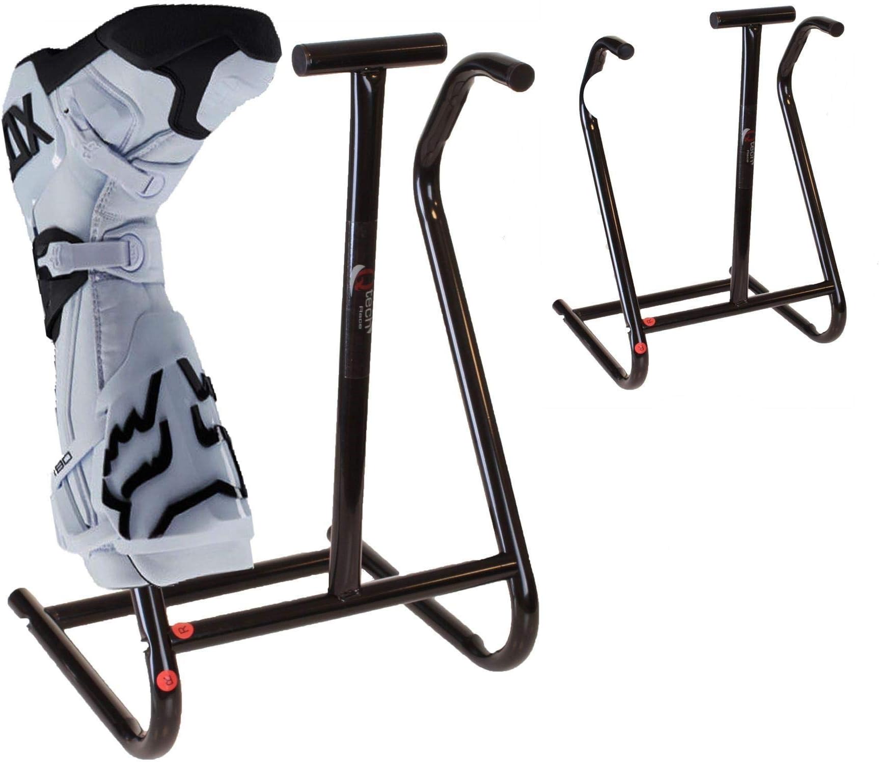 Qtech Motocross BOOT WASH Stand MX Race Enduro drying Rack with Handle