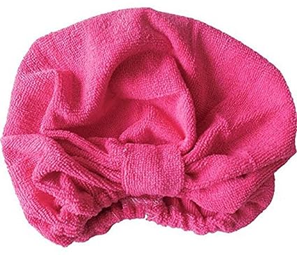 Kriva Cotton Shower Cap Super Absorbent Hair Towel - 1pc (Assorted Color)