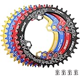 DJC Bike Chainring 104mm BCD Round/Oval MTB 104BCD 30T to 52T 7/8/9/10/11/12 Speed Narrow Wide Tooth Aluminum 7075 Super Lightweight 30T 32T 34T 36T 38T 40 42 DH XC Trail Fat Bike Ebike