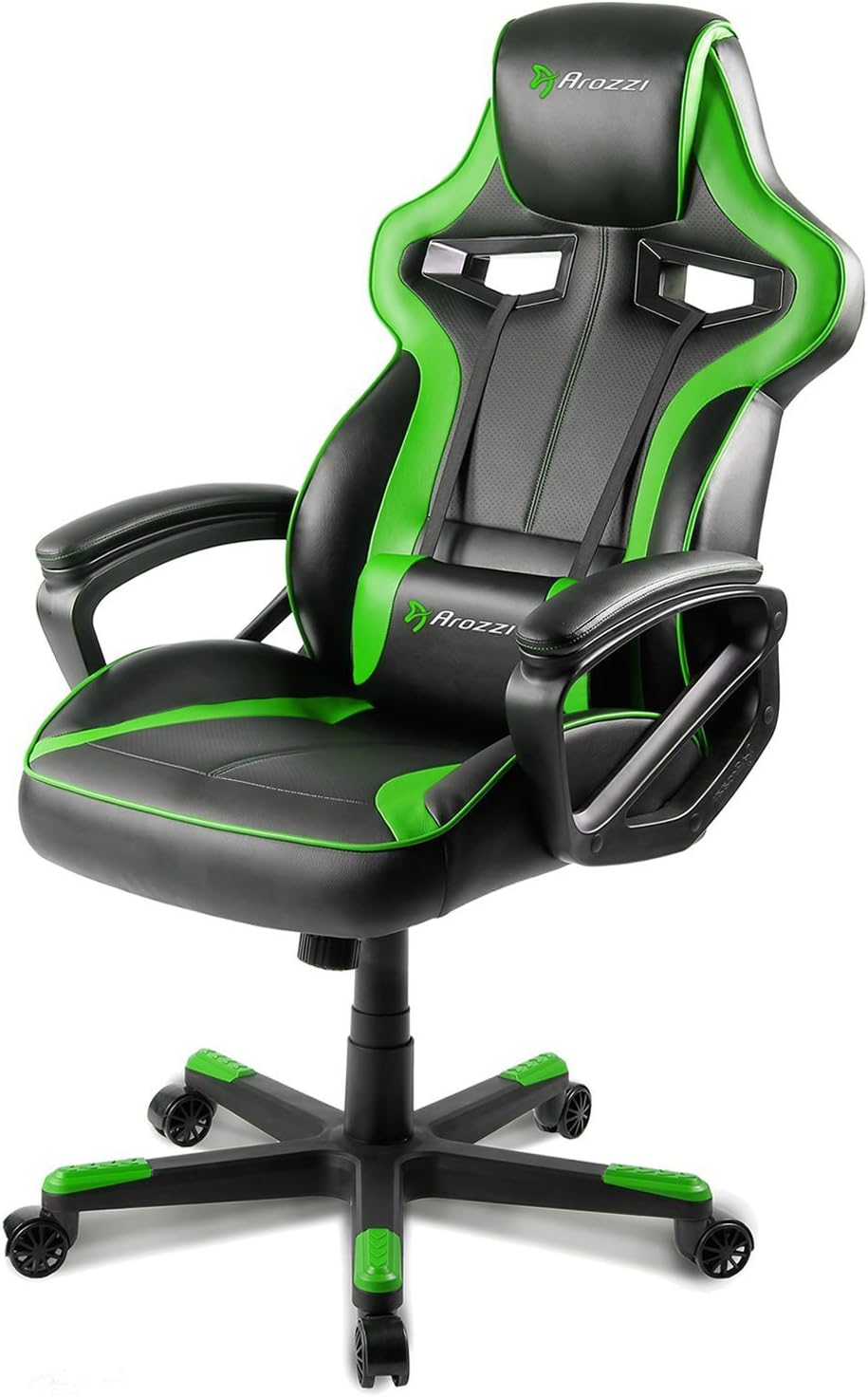 Arozzi Milano Enhanced Gaming Chair, Green